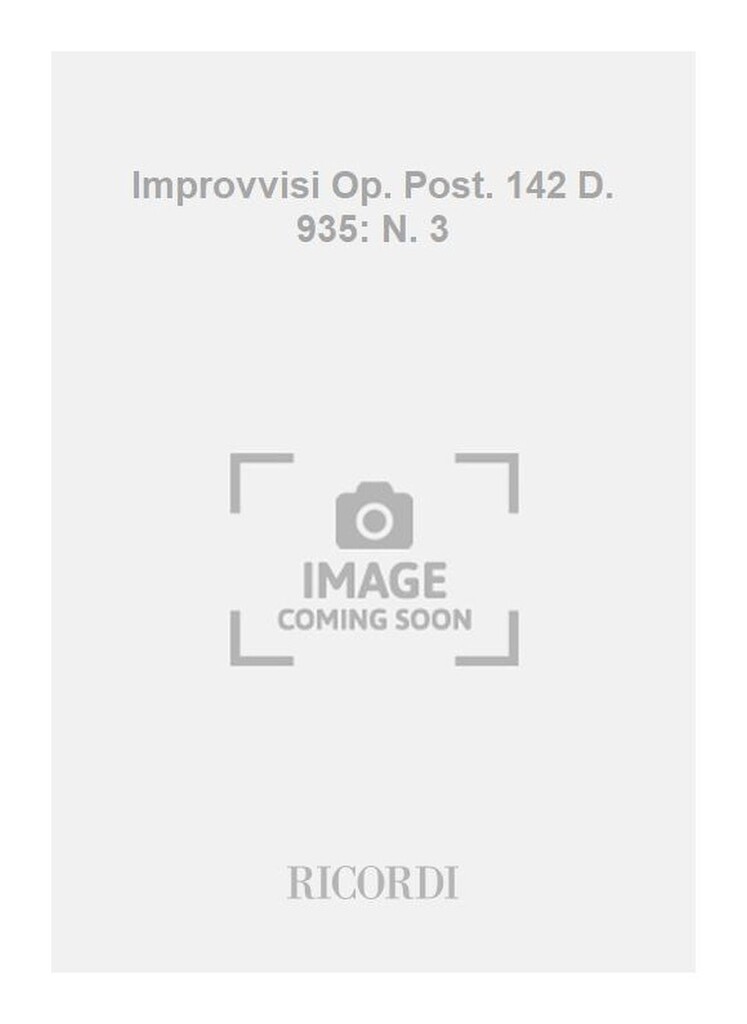 Improvvisi Op. Post. 142 D. 935: N. 3